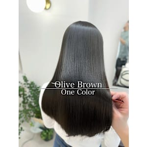 カラー指名No1/ 透明感カラー×オリーブブラウン