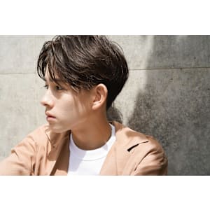 メンズパーマツイスパパーマアッシュブラックカルマパーマ