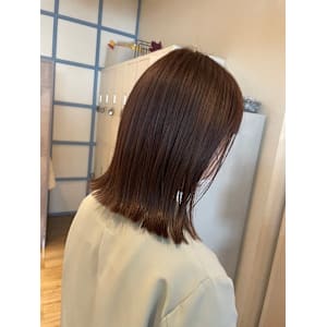 髪質改善/縮毛矯正/酸性ストレート/切りっぱなしミディアム