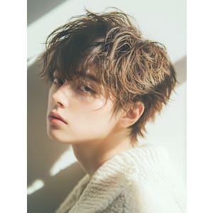 20代30代40代　マッシュ無造作モテ髪カジュアルパーマ