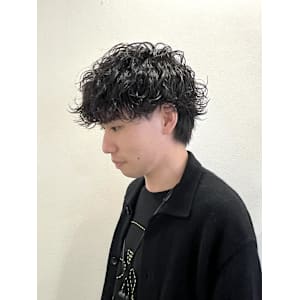 【平山明樹】波巻きスパイラルパーマ