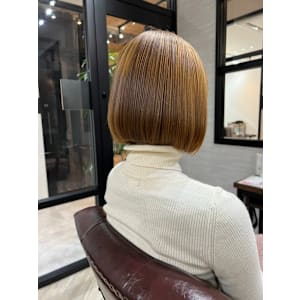 大人かわいいこなれワンレンボブ/レディースショート