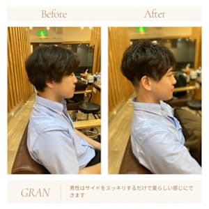 お客様髪質改善データ1839（パーマ後のカット）