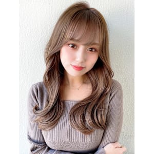 後れ毛が可愛い顔周りハイレイヤーロングチェリーブラウン - AFLOAT/L 錦糸町【アフロートエル】【アフロートエル キンシチョウ】掲載中