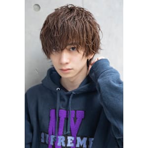 【小久保style】メンズカットツーブロックツイストウルフ