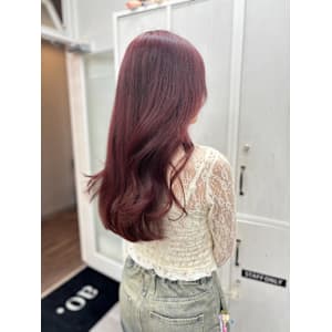 ブリーチなしピンクラベンダー