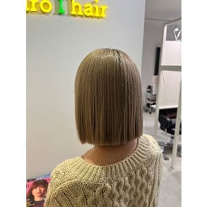 切りっぱなしボブ