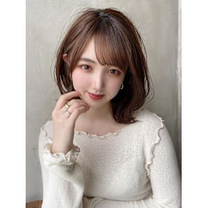 グレージュショートボブ30代40代50代ひし形シルエット - AFLOAT/L 錦糸町【アフロートエル】【アフロートエル キンシチョウ】掲載中