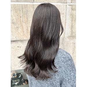 大人可愛い暗髪カラー×ショコラグレージュ