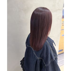 ungu ul×髪質改善×セミロング×ボルドー