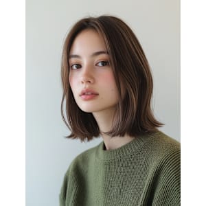 大人の切りっぱなしボブ - 個室美容室 ディアローグ 戸塚店【コシツビヨウシツ ディアローグ トツカテン】掲載中