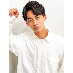 コンマバング　ツーブロック