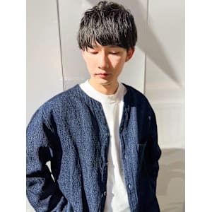 マッシュ　パーマ　ツーブロック