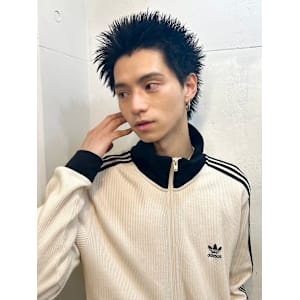 ショート　パーマ　ツーブロック