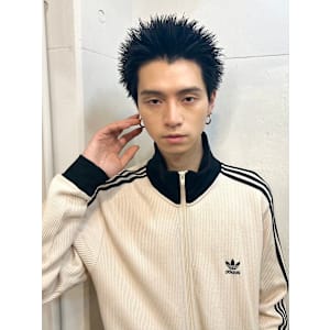 ショート　パーマ　ツーブロック