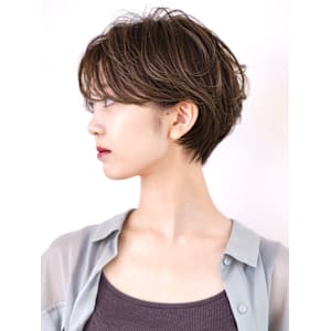 前下がりショート・ボブ/絶壁解消/前髪あり/40代/30代 - INCEPTION  GINZA 銀座【インセプション】掲載中