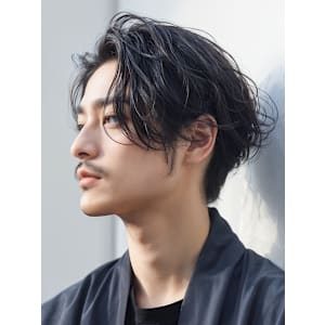 20代30代40代　無造作ミディアム - 【メンズ個室サロン】ALL DAY HELLO`S 京都駅前店【メンズコシツサロン オールデイハローズキョウトエキマエテン】掲載中