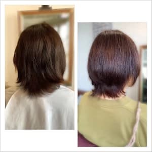 【50歳代】頭皮エステ(施術例) - JHSI公認【頭皮、髪エステ専門店】HairVall RaQ【ヘアーバル ラク】掲載中