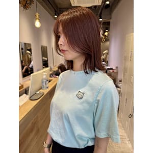 林　直人　ボブ/ピンクベージュ　くびれヘア