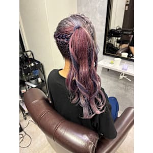 シルバー×ピンク×ラベンダー - GLADGE池袋/ダブルカラー/ブリーチ【グラッジイケブクロダブルカラーブリーチ】掲載中