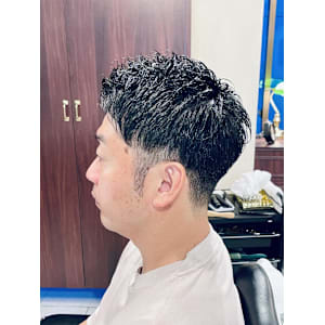 【40代男性】ロンドンツーブロアップバング（大宮/バーバー）