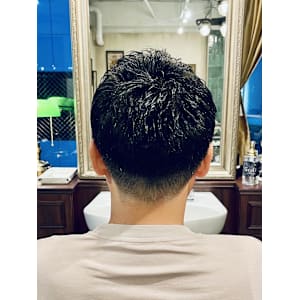 【40代男性】ロンドンツーブロアップバング（大宮/バーバー）