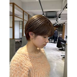 耳掛けショート【髪質改善/縮毛矯正/acala吉祥寺】