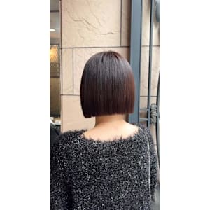 ぱつっとミニボブ