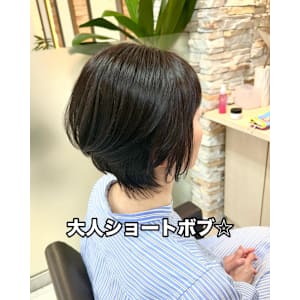 20代30代ナチュラルくびれボブショートボブ