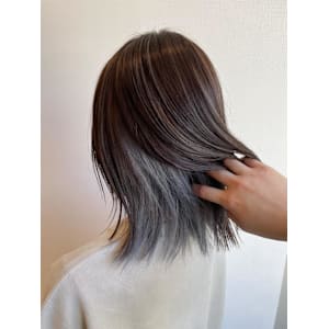 インナーシルバーアッシュ×ハイライトグレージュ