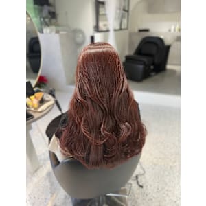 【MIHO】ブリーチなしピンクブラウン