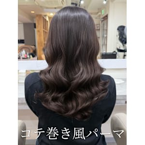 韓国風パーマ/コテ巻き風パーマ/レイヤーカット/パーマ