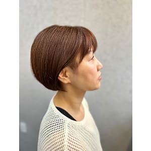 ひし形ショートボブ