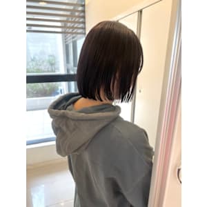 黒髪　ツヤボブ　ミニボブ　