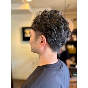 メンズ　ナチュラルパーマ