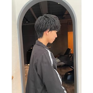 マッシュショート えりあし