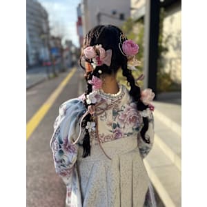 袴×ヘアセット