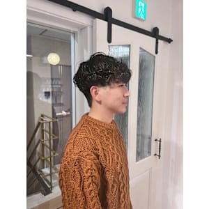 メンズパーマ/波打ちパーマ/無造作パーマ