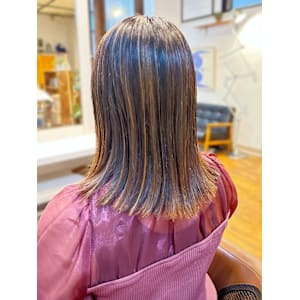 白髪染め白髪ぼかし大人ショートボブ大人かわいい30代40代