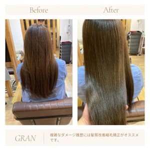 お客様髪質改善データ1852（カーキグレージュ）  - Grand × AtlierDonguri【グランバイアトリエドングリ】掲載中