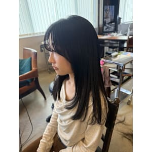 顔周りレイヤー/レイヤースタイル/韓国風