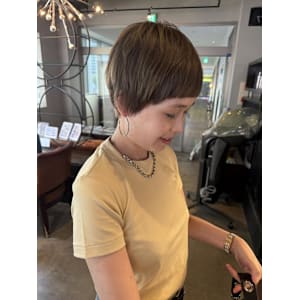 透明感カラー/ブリーチカラー/ベージュ/マッシュショート - ungu GALLERY【アングゥギャラリー】掲載中