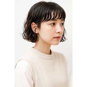 原宿レイヤーボブスパイラルパーマボブパーマ20代30代40代