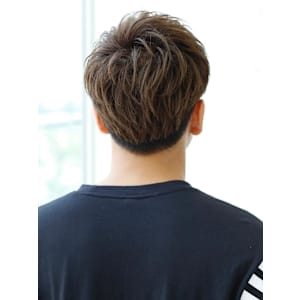 ハーフアップショート 