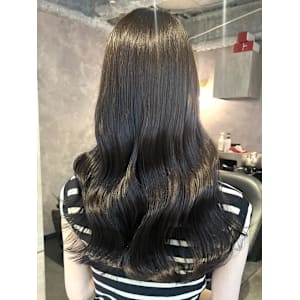 《高橋亜美》アッシュブラック/艶カラー/暗髪/アッシュ/大宮