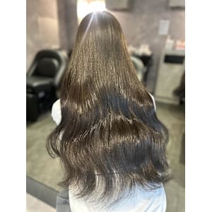 ななせ/オリーブグレージュ/wカラー/艶カラー