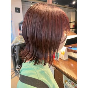 くびれ/ミディアム/パープル