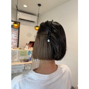 デザインカラー　インナ－カラー　ミルクティーベージュ