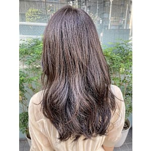 暗めアッシュハイライト