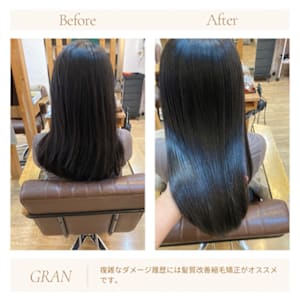 お客様髪質改善データ1857（髪質改善縮毛矯正）